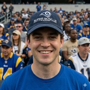 Los Angeles Rams Super Bowl LIII '47 Brand Unstructured Dad Hat Adjustable *NEW*